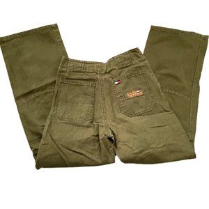 Tommy Hilfiger Women's Utility Gear TH-85 Straight Leg Cargo Pants Green Size 8